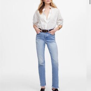 Madewell Light Blue 90’s Straight Leg Jeans Size 33